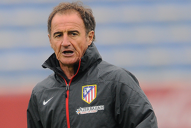 El profesor Oscar Ortega, integrante del cuerpo técnico de Atlético de Madrid.