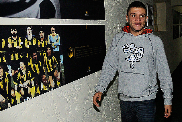 Jonathan Rodríguez ingresando el miércoles a Los Aromos.