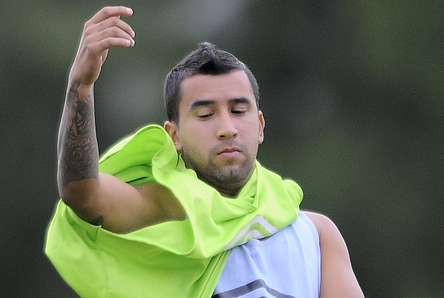 Jorge Zambrana se vistió con los once de Danubio apuntando al domingo ante Sud América.