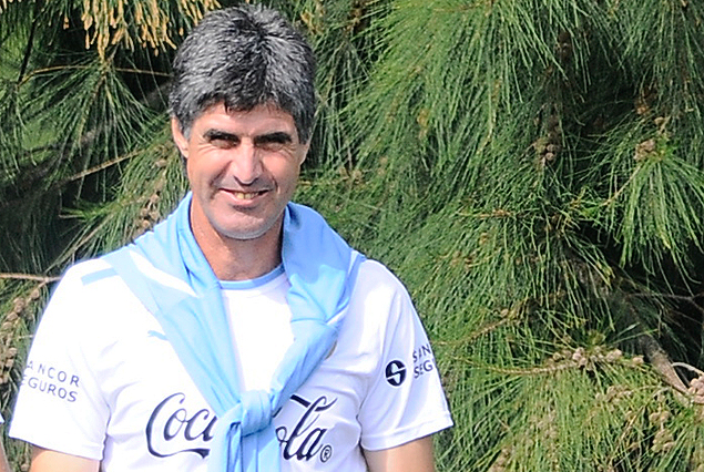 Santiago Ostolaza, DT de la selección Sub 17 de Uruguay.