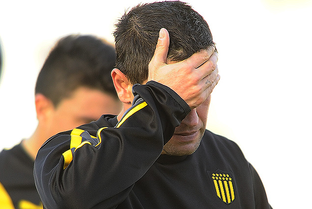 "Tony" Pacheco en el final de Peñarol con dolor por el Torneo Clausura que perdió el aurinegro.