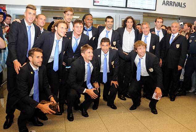 Los celestes ya están en casa.