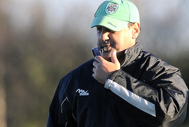 Profesor Alejandro Martínez, preparador físico de Racing. 