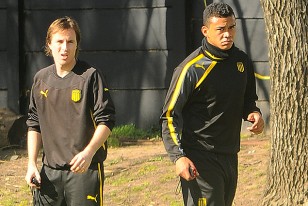 Hernán Novick y Sebastián Píriz entrenaron aparte.