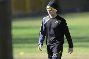 Naithan Nandez camino a la recuperación del desgarro.