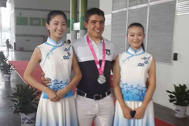 Francisco Calvelo ganó la medalla de Plata en los Juegos Olímpicos de la Juventud en Nanjing, China.