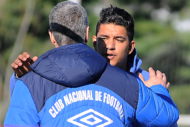 El reencuentro entre Alvaro Gutiérrez y Diego Polenta en Los Céspedes. 