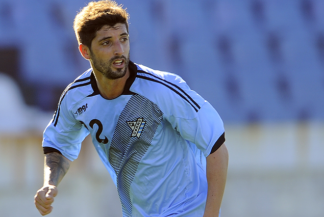 Pablo Caballero entrenó con precaución.