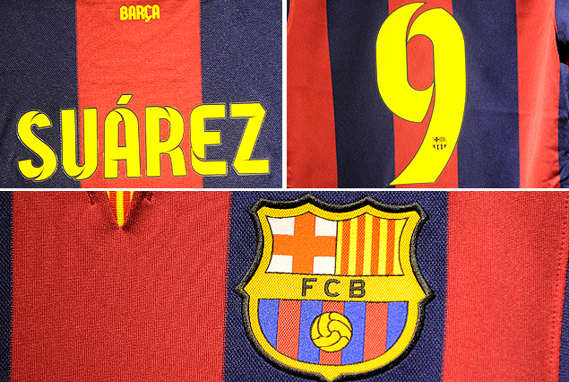 Luis Suárez fue presentado en conferencia de prensa por Barcelona. 