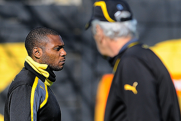 Marcelo Zalayeta volvió al ataque en el táctico del miércoles en Los Aromos.