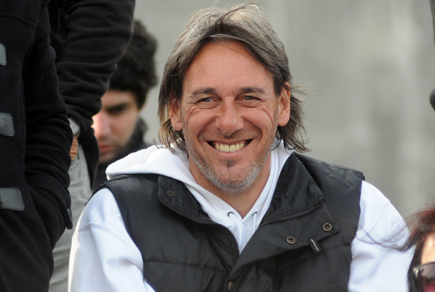 Jorge Vivaldo, entrenador de Sud América, en el Capurro. 