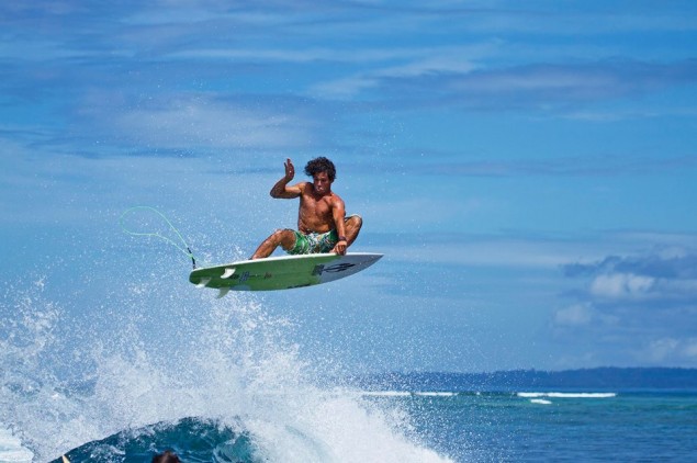 Marco Giorgi anda volando en 2014. Uruguay tiene un gran embajador en el circuito mundial ASP. Foto: Facebook Marco Giorgi.