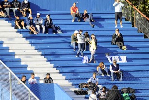 El sector de la Tribuna Scarone que es cedido al público visitante.