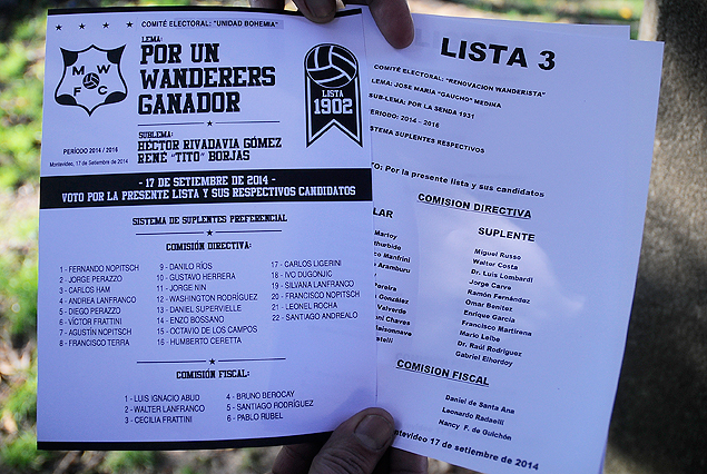 Las listas del "Bohemio"