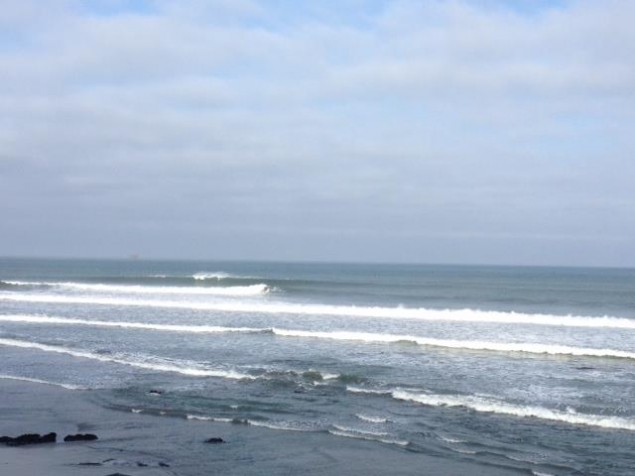 Las olas hoy. Foto: Alas Tour