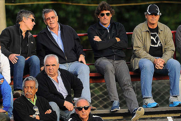 El maestro Tabárez en el Parque Saroldi