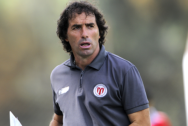 Guillermo Almada, entrenador de River Plate, en la semana de amistoso el viernes ante LIverpool.