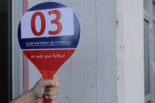 La paleta y el número asignado en el remate. 