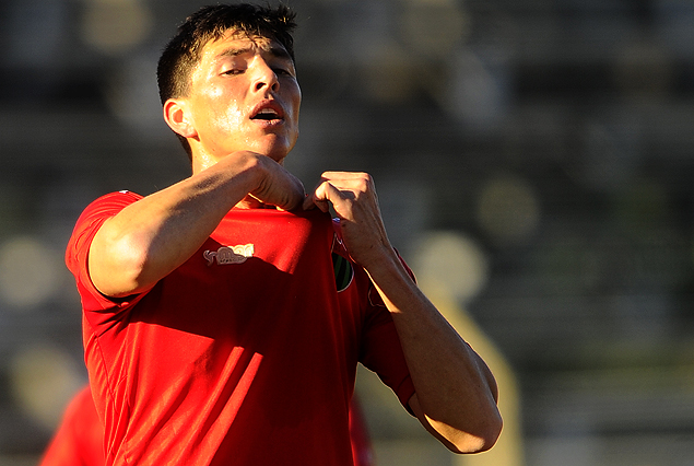 Santiago Fogst entrenó aparte el jueves.