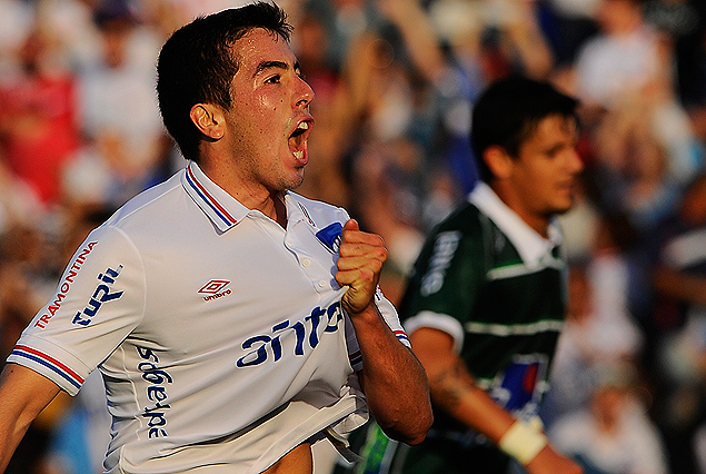 El grito de gol de Carlos De Pena, tras poner el 2:0. Tuvo una tarde iluminada, siendo el que más se lució. 