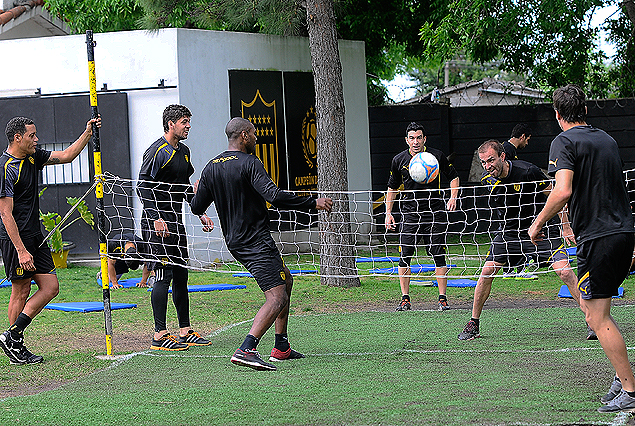 La mayoría de los titulares en el movimiento de fútbol tenis. 