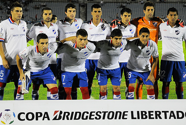 Ultima formación de Nacional en la Copa Libertadores 2014. En la próxima edición debuta ante Palestino de Chile.