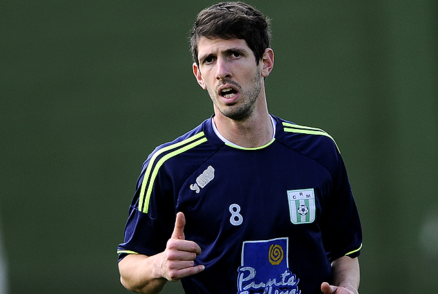 Ignacio Nicolini anotó un gol en el amistoso ante Cerrito.