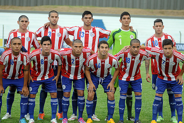 La Selección Sub 20 de Paraguay. 