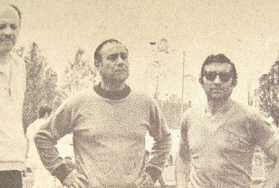 El siempre recordado Hugo Bagnulo, aquí acompañado por el Prof. José Guillermo Palese con quien hizo dupla, y junto a ellos Alberto Silvio Montaño, gran periodista de "El País".