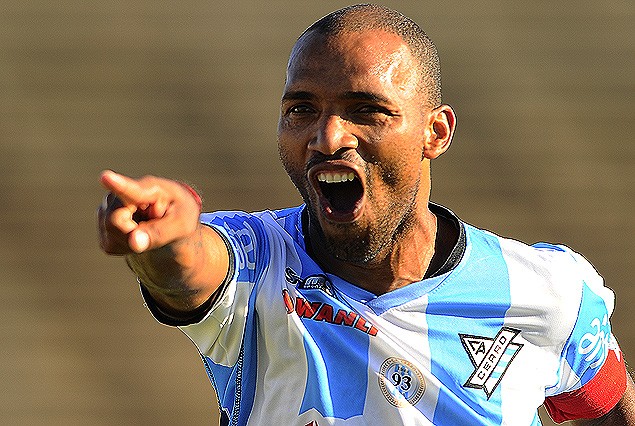 Así festejó el gol Mario Regueiro para poner en ventaja a Cerro.