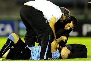 Dentro de los imponderables que no pueden preverse en un partido de fútbol, este resultó fundamental. La lesión de Amaral, su salida y reintegro a la cancha, "desenchufó" a sus compañeros. Al reanudarse el cotejo llegó el gol del empate.