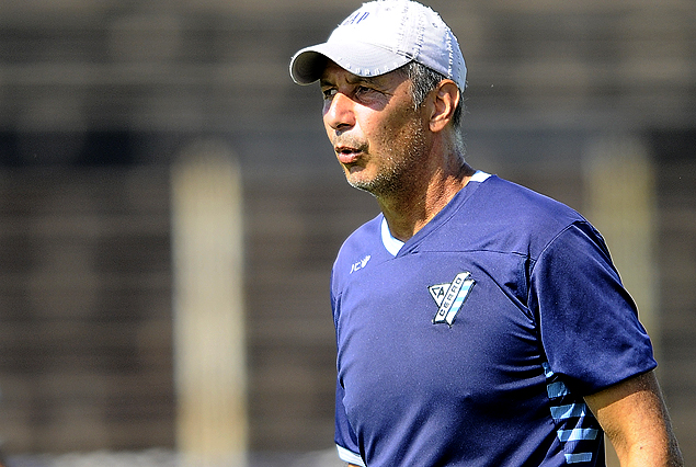 Miguel Falero en la vuelta de Cerro al Estadio Tróccoli.