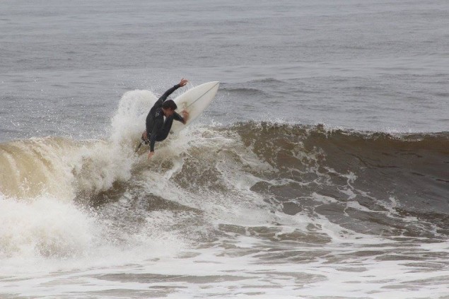 En acción, entrenando en San Bartolo. Foto: archivo personal