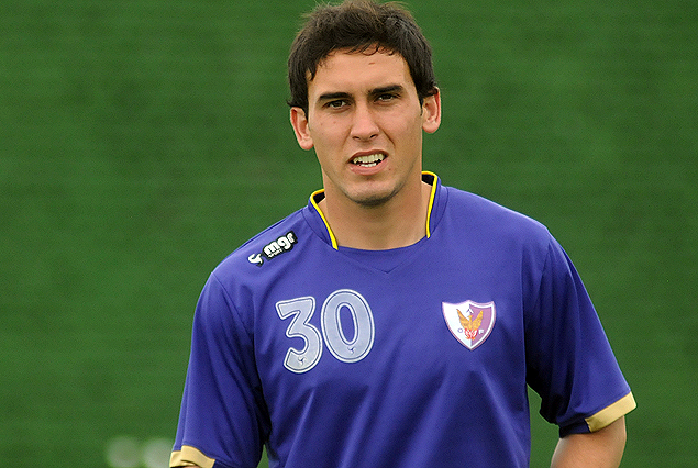 Angelo Gabrielli, tuvo minutos en el equipo alternativo que hizo fútbol ante Miramar Misiones.