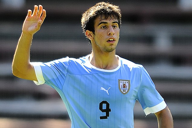 Diego Rossi jugó en los celestes.