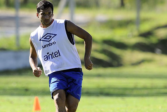 Gonzalo Porras volvió a entrenar este miércoles, participó del fútbol sin problemas. 