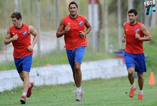Romero, Taborda y Nacho González trabajaron diferenciado.
