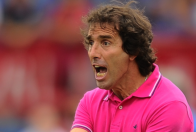 Guillermo Almada en el grito de triunfo del darsenero.