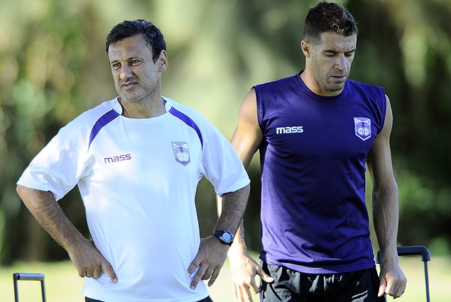 El Prof. Alejandro Martínez junto a Andrés Scotti.