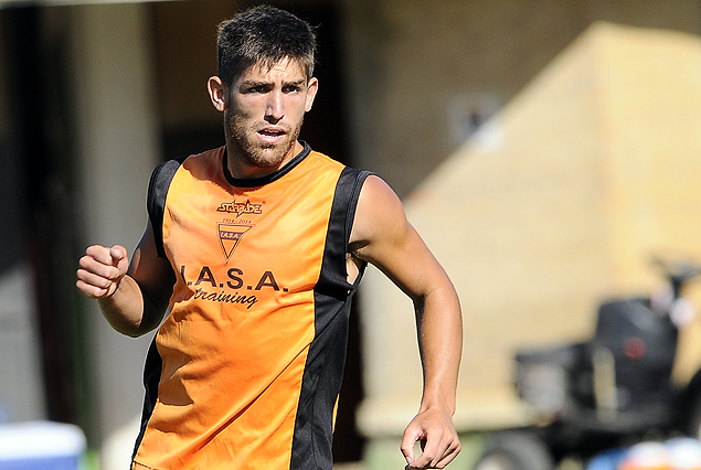 Mauricio Alonso, fue titular en el táctico del viernes.