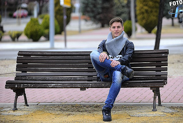 Varela en la Plaza de Madrid disfrutando su presente.