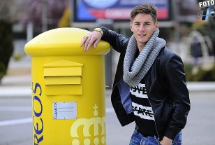 Guillermo Varela en el tradicional correo de Madrid.