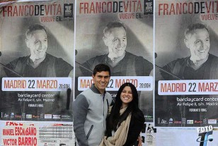 "Por suerte estoy con mi novia Carolina acá en España, se extraña mucho"