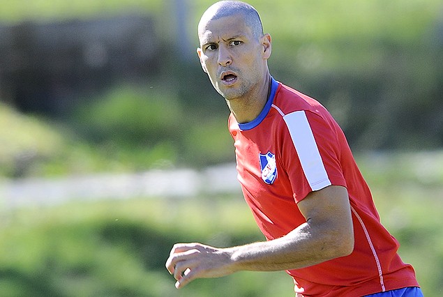 "Nacho" González hizo un gol en el ensayo del lunes con Progreso en Los Céspedes.
