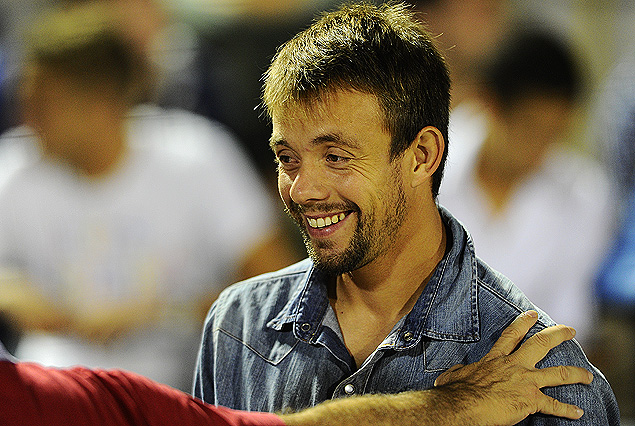 Leonardo Burián se ubicó en la Platea América.