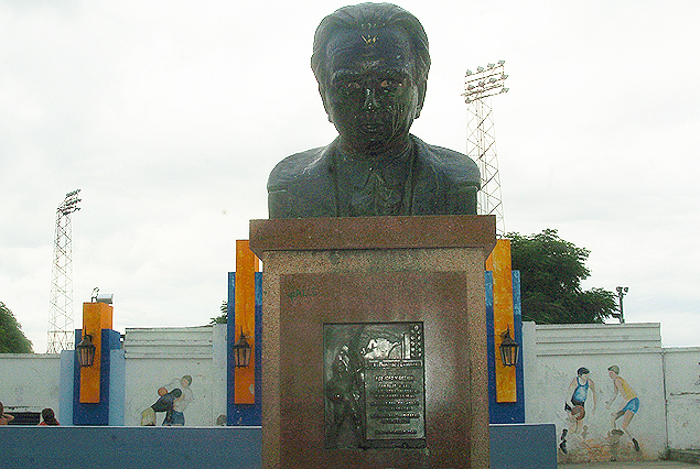 El Estadio Casto Martínez Laguarda de San José, escenario del partido entre Boston River y Liverpool desde las 15:00.