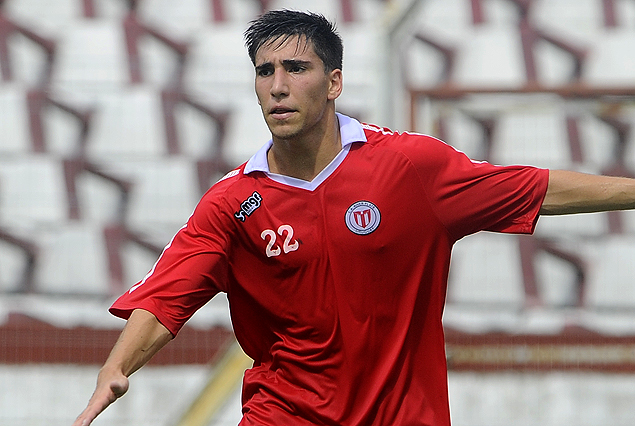Fernando Gorriarán a los once de River Plate el domingo.
