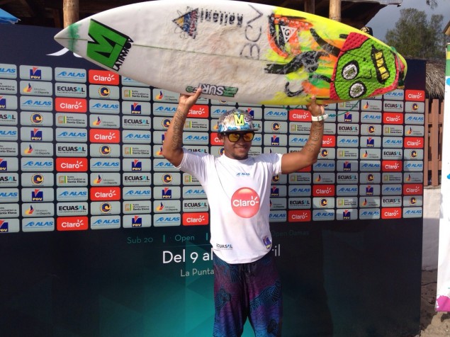 Rafael Pereira de Venezuela, gritó campeón en Ecuador. Foto: Alas Latin Tour
