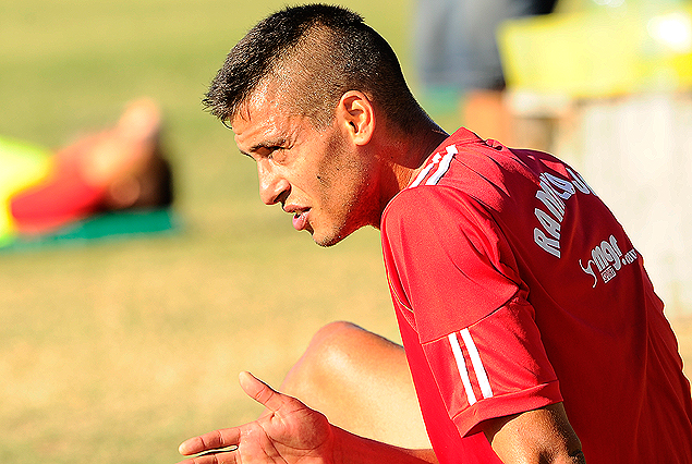 Diego Barboza, lateral derecho de Rampla Juniors, no entrenó por tendinitis.