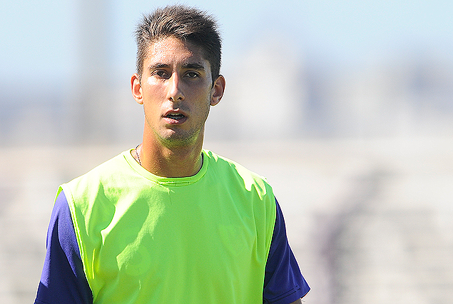 El volante Andrés Schettino convirtió el gol del albivioleta en el partido de preparación.